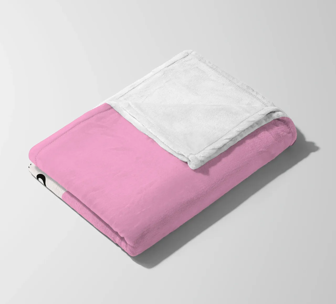 "Pink Frosting" Pantone Farbchip-Kunst - Süß & Modern Fleecedecke von ClubArt