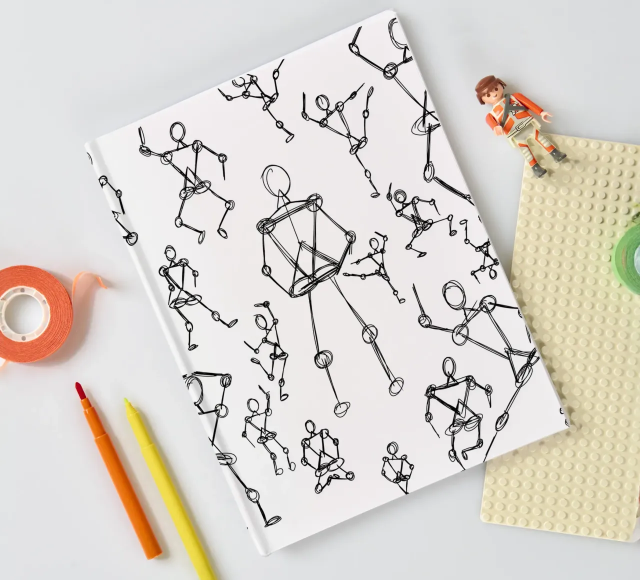 Sketches of Bodies notebook by tausendunddrei