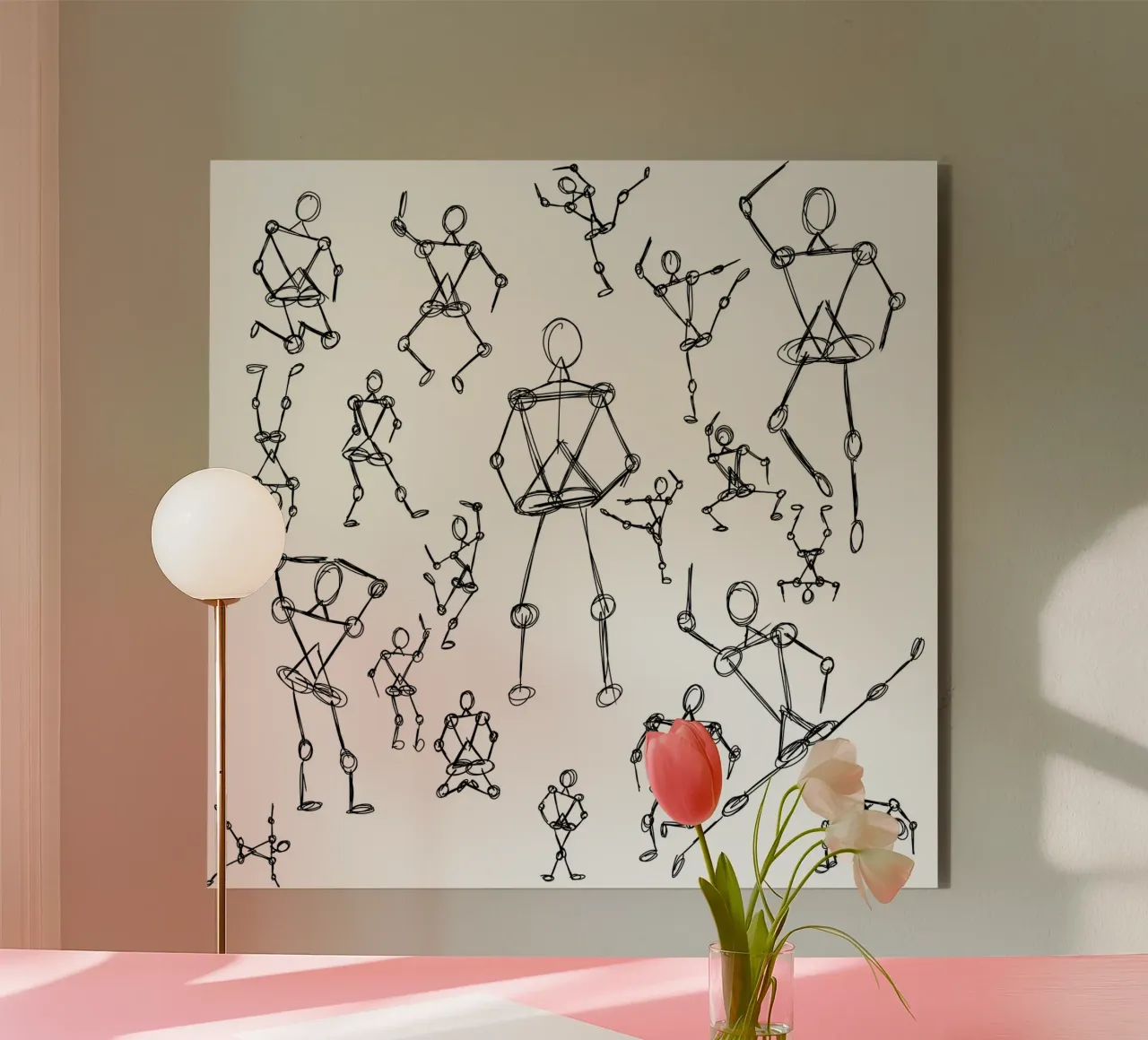 Sketches of Bodies alluminio dibond da tausendunddrei