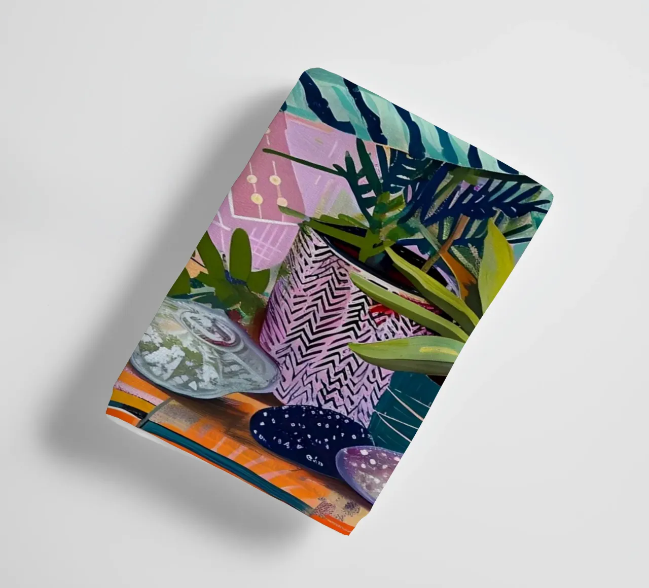 Paint Road - Sueños de selva abstractos, botánica maximalista, toalla de baño de ClubArt