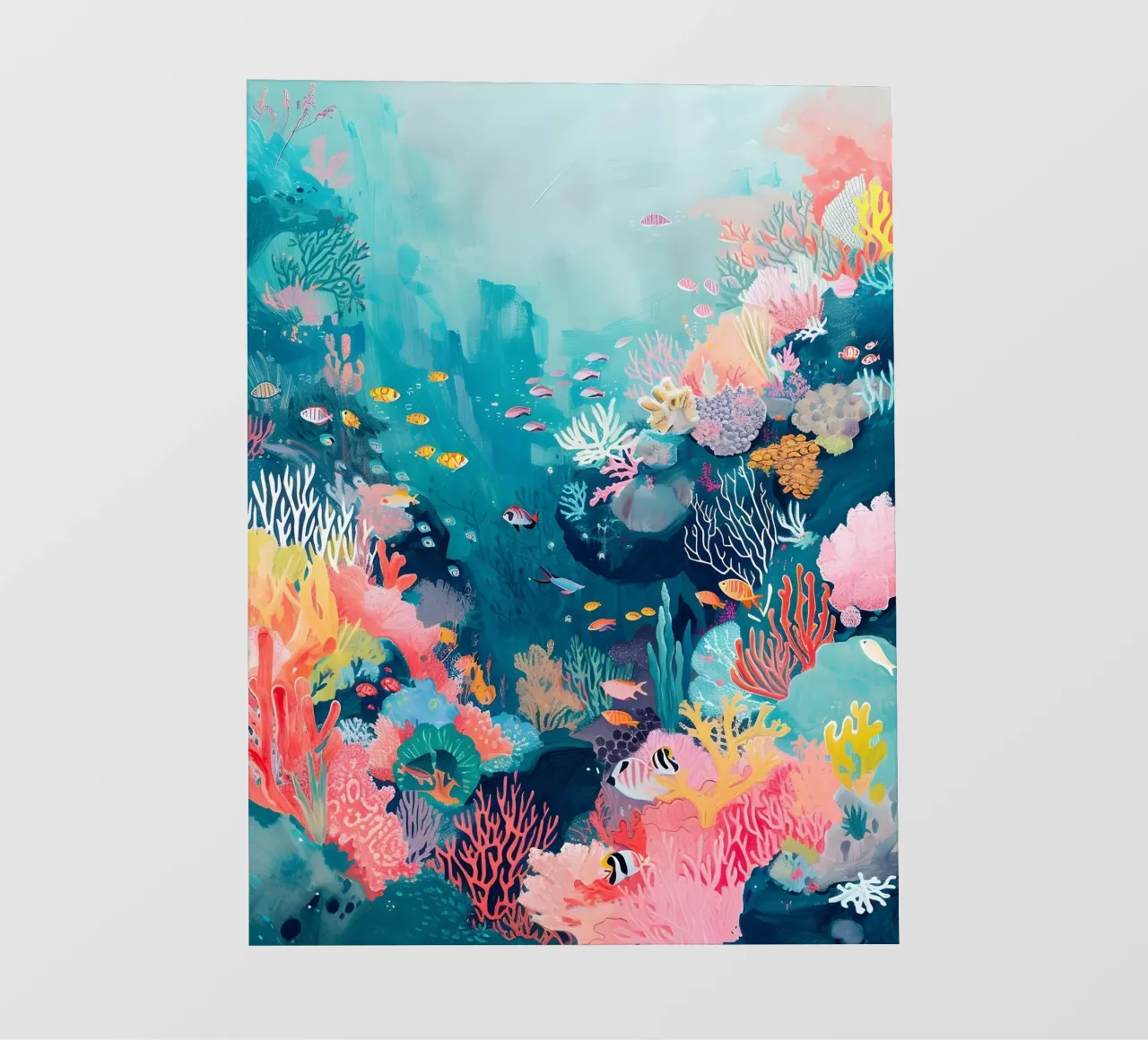 Jörg Gamroth - Vibrant Coral Reef, Underwater World, Ocean L photo wallpaper by ClubArt