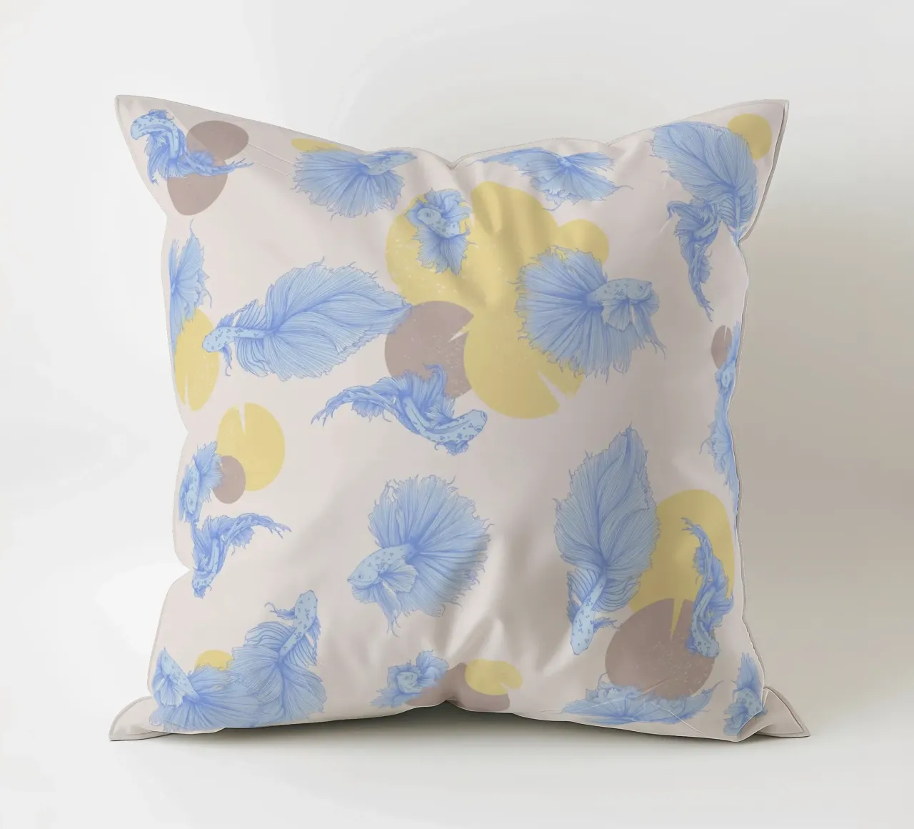 Pesce giapponese cuscino da carmenillustrationdesign