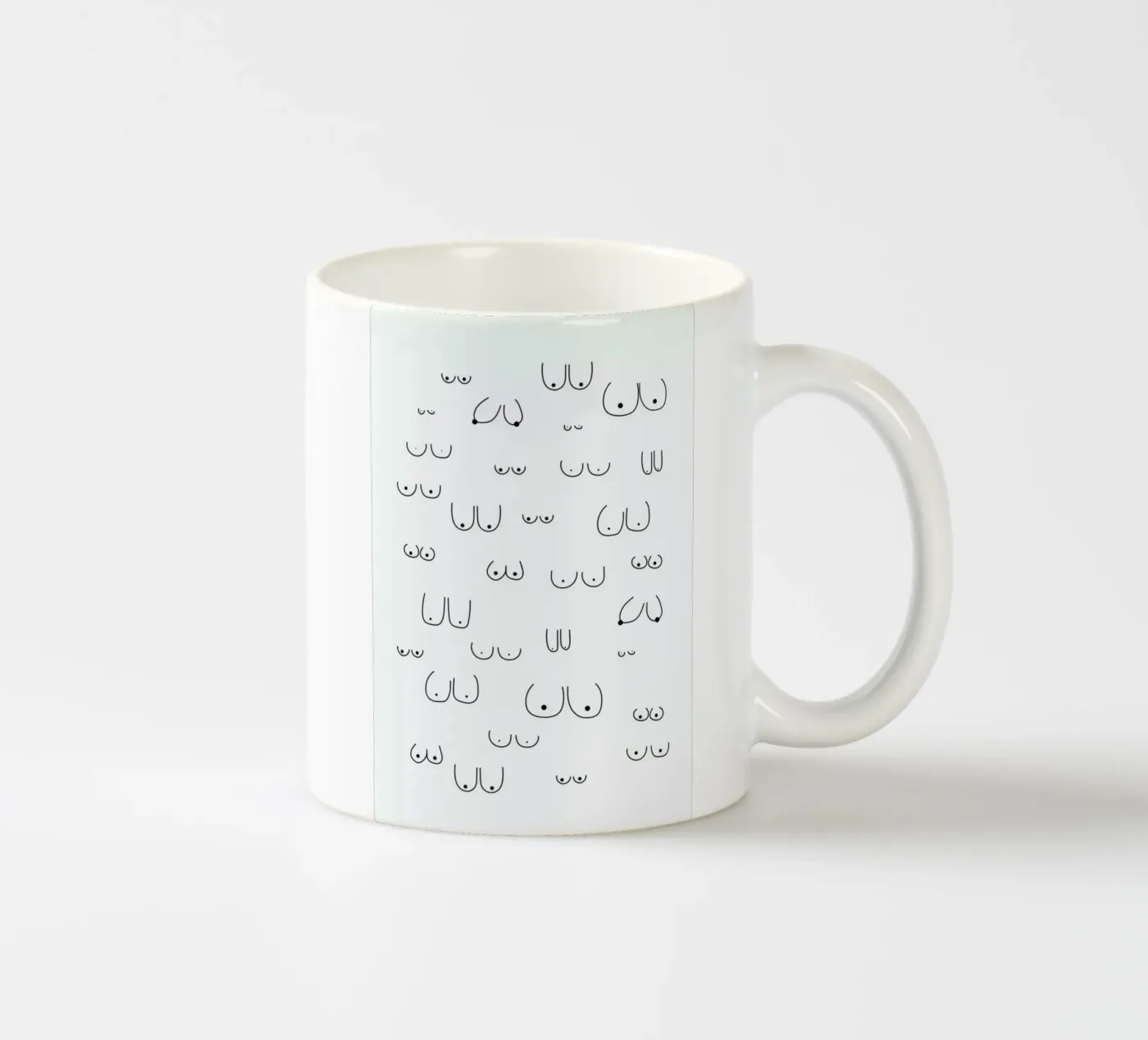 Boobs ceramic mug by The Native State