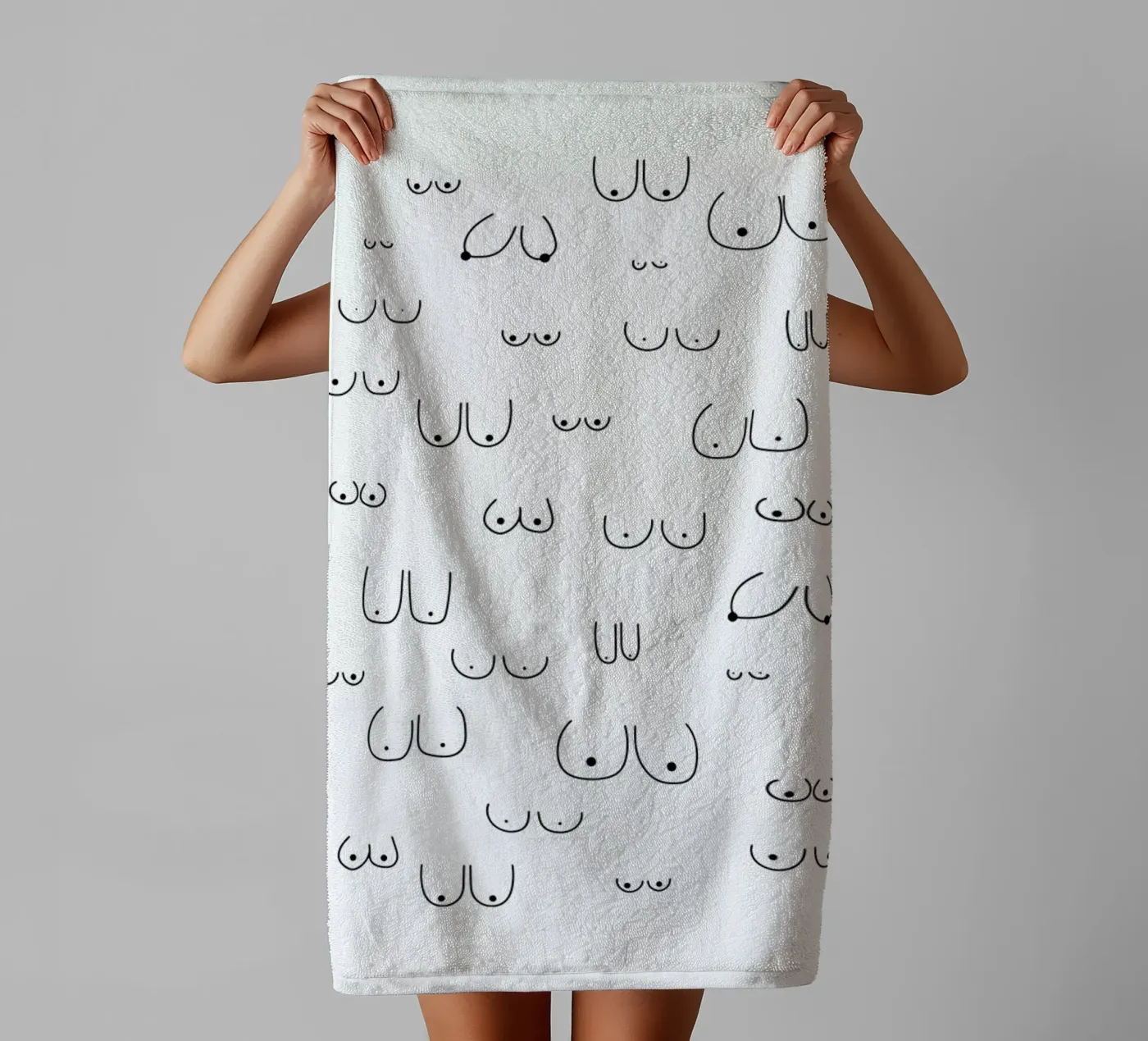 Boobs badhanddoek van The Native State