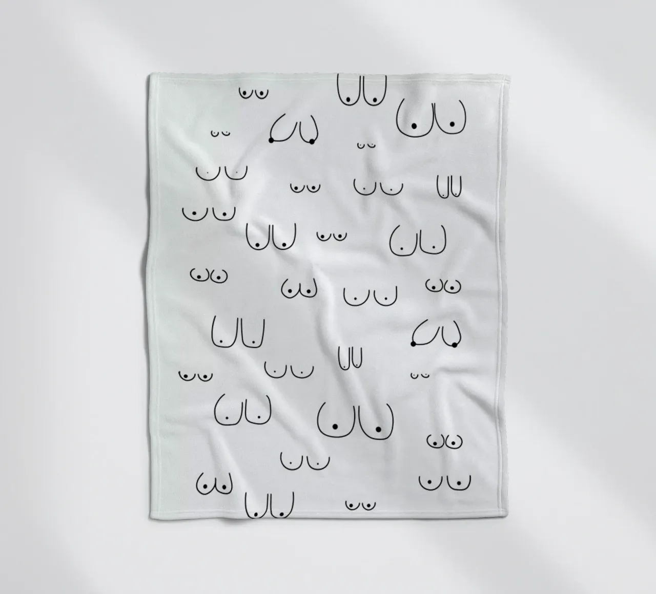 Boobs fleecedeken van The Native State