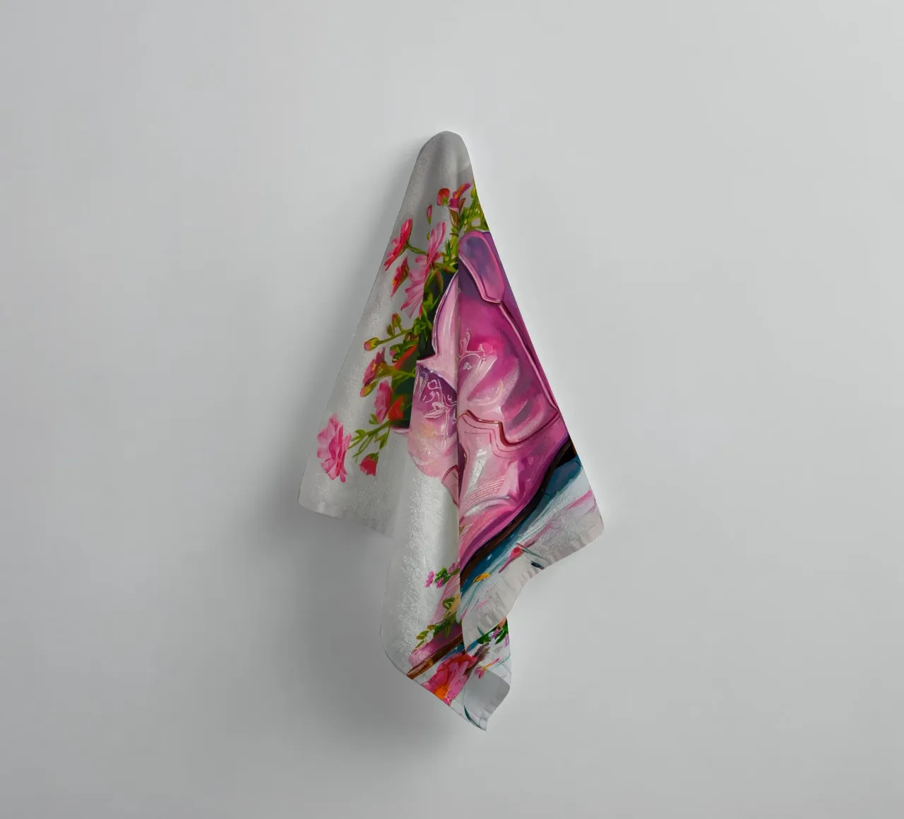 Botas vaqueras rosas de Gabad: Floral Pop Art Chic & Boho Vibes toalla de baño de ClubArt