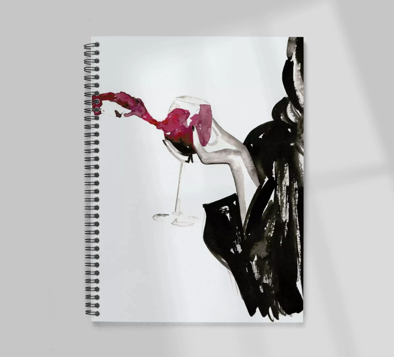 Welcome To My Fun Table spiral notebook by Victoria Verbaan