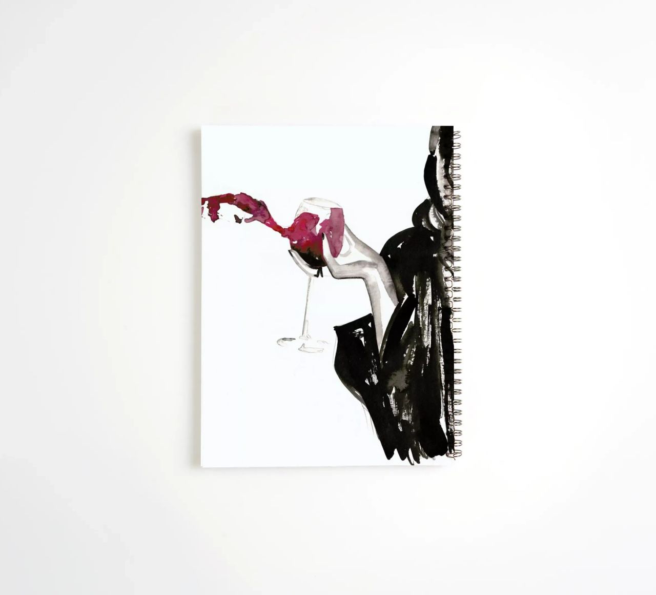 Welcome To My Fun Table spiral notebook by Victoria Verbaan