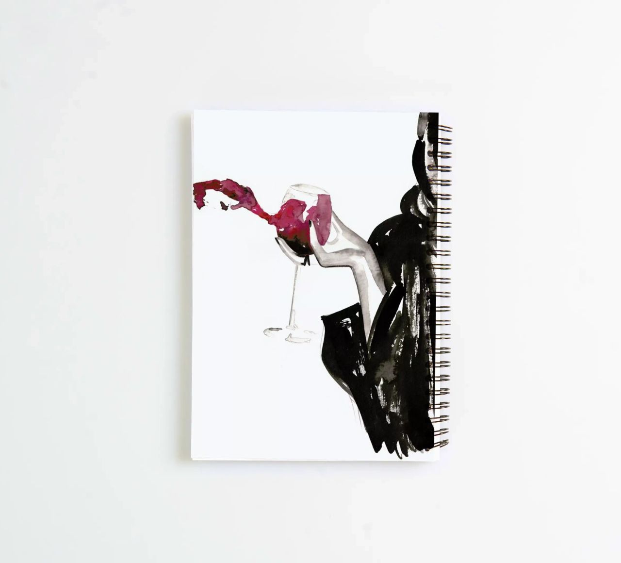 Welcome To My Fun Table spiral notebook by Victoria Verbaan