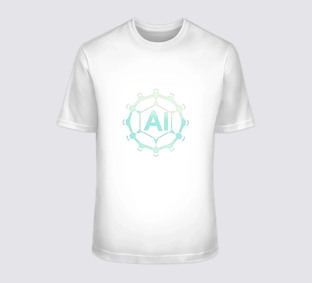 Rappresentazione creativa del logo dell'intelligenza artificiale t-shirt da DesignDoodle