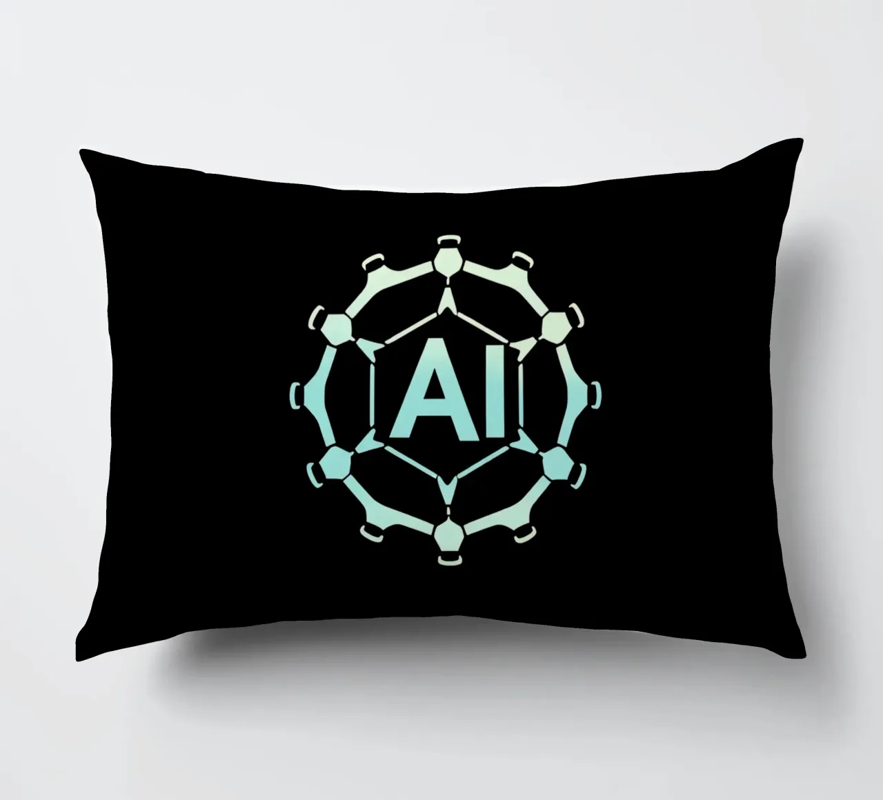 Rappresentazione creativa del logo dell'intelligenza artificiale cuscino da DesignDoodle