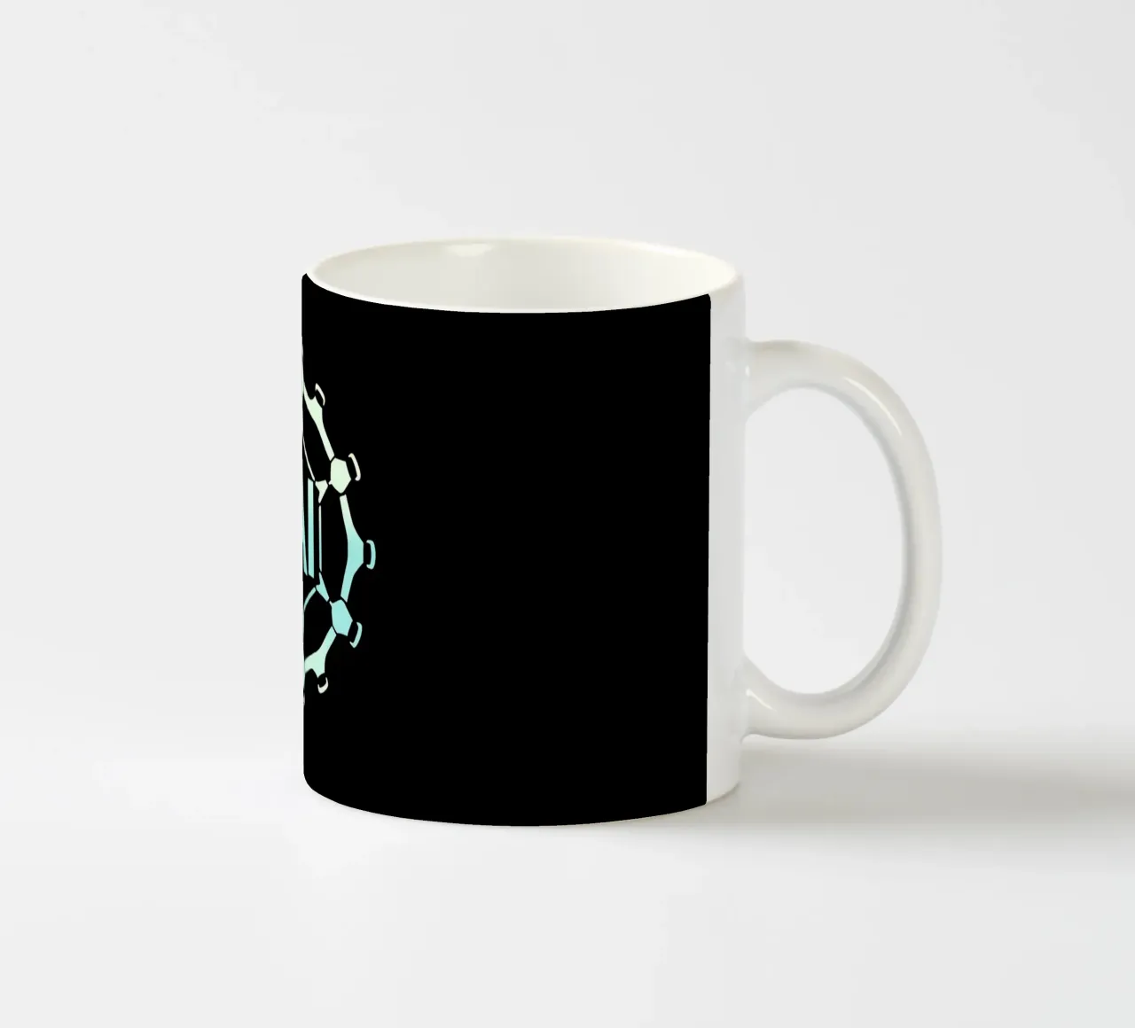 Rappresentazione creativa del logo dell'intelligenza artificiale tazza in ceramica da DesignDoodle