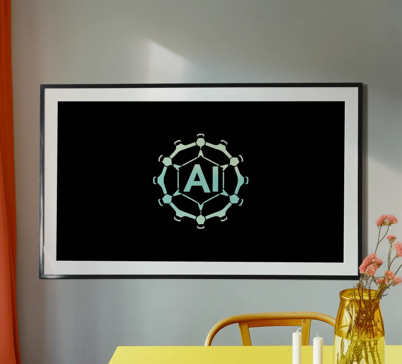 Rappresentazione creativa del logo dell'intelligenza artificiale carta hahnemühle da DesignDoodle