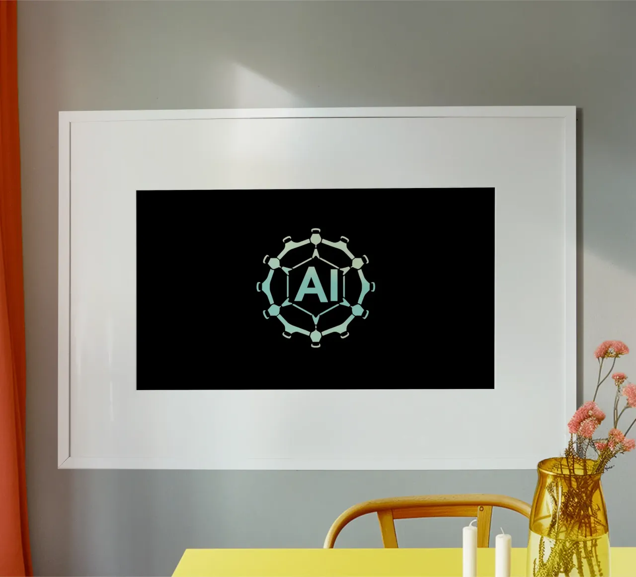 Rappresentazione creativa del logo dell'intelligenza artificiale carta hahnemühle da DesignDoodle