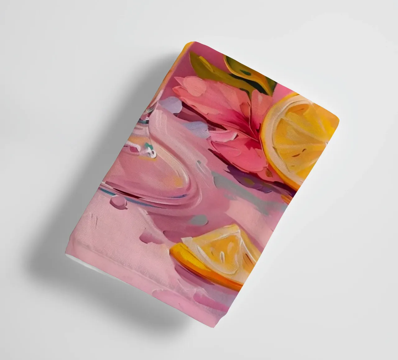 Pink Lemonade Bliss Art Print - Floral Summer Still Life towel by ClubArt