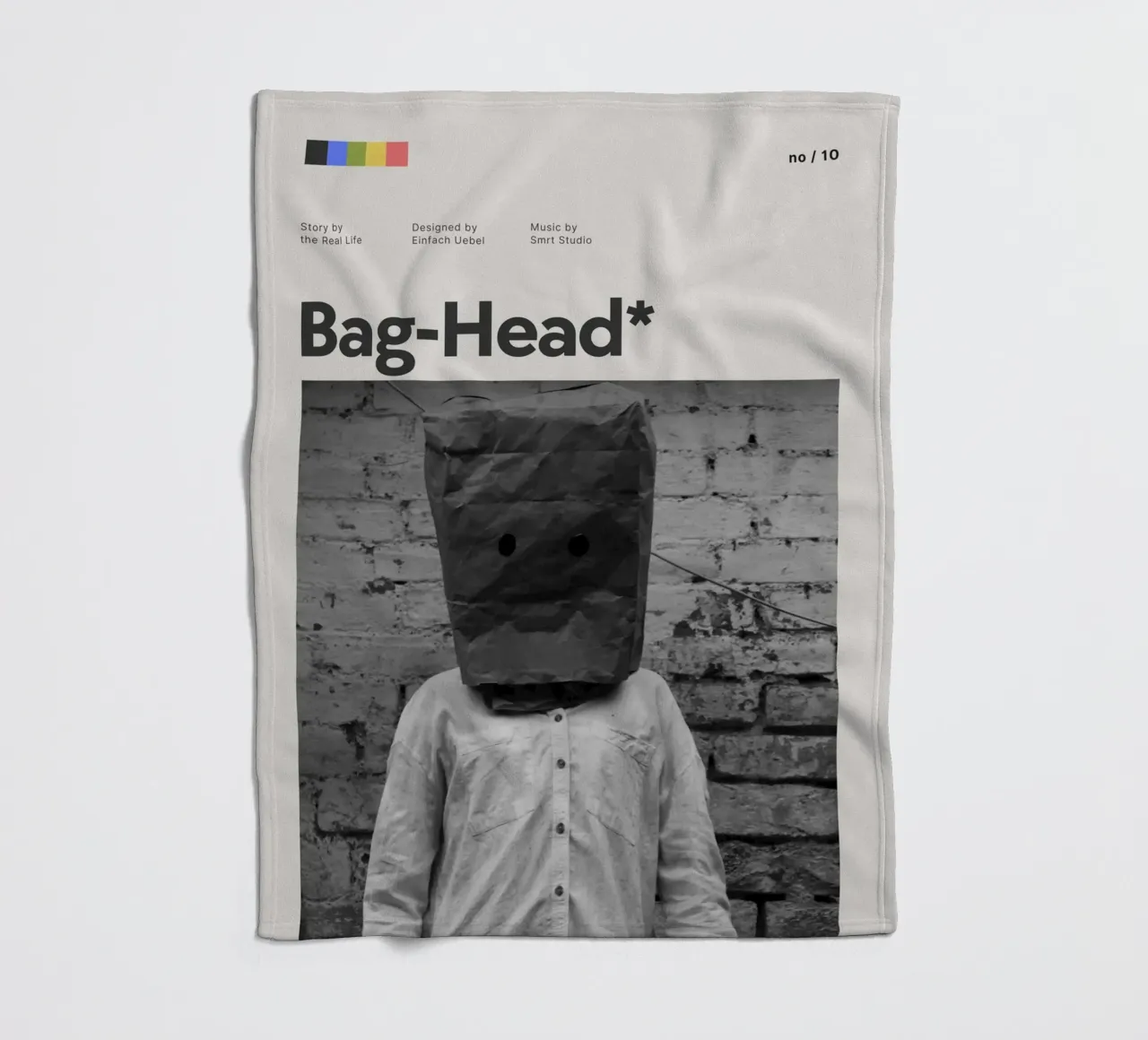 BAG HEAD coperta in pile da Einfach Uebel