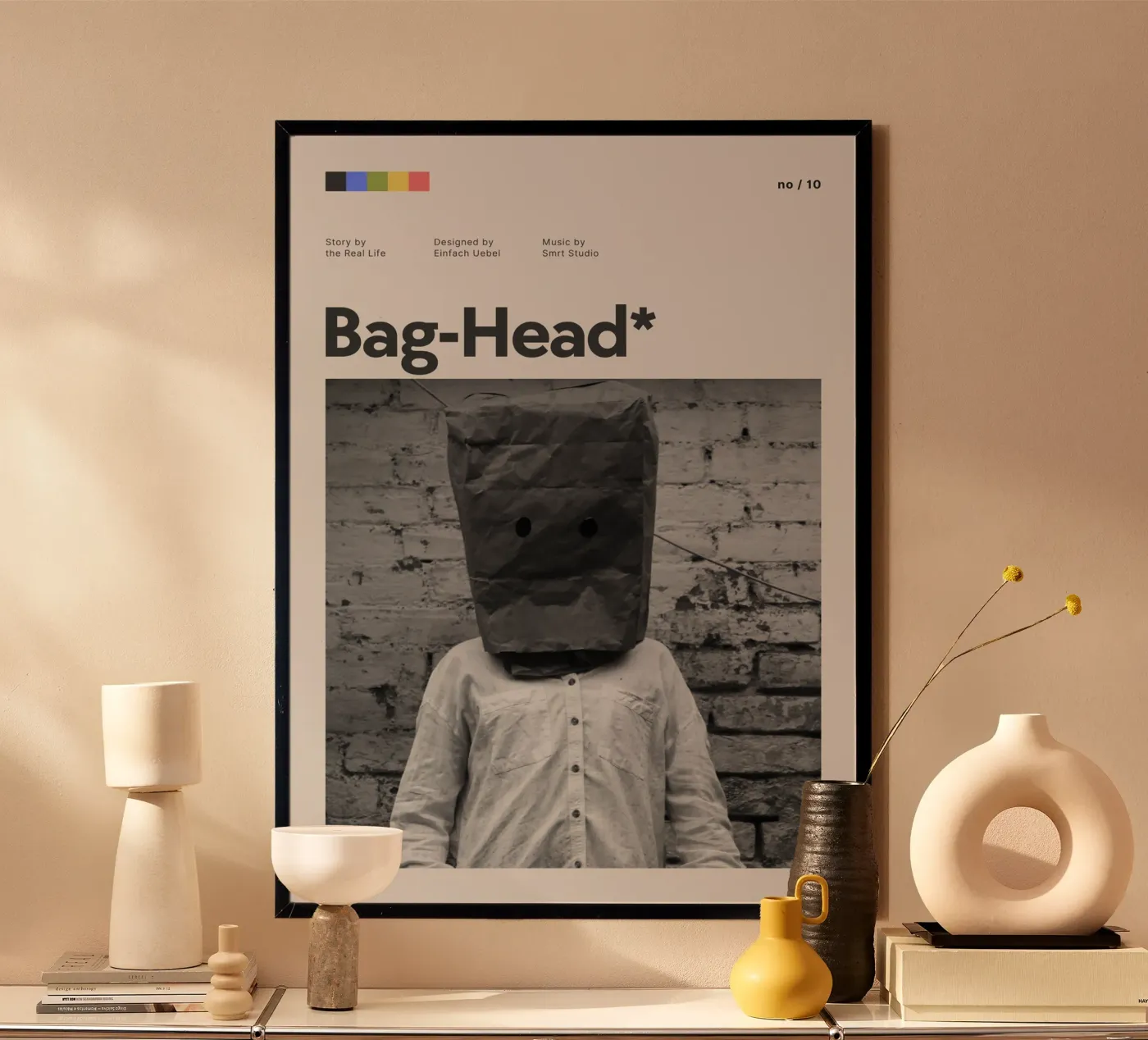 BAG HEAD poster da SMRT STUDIO