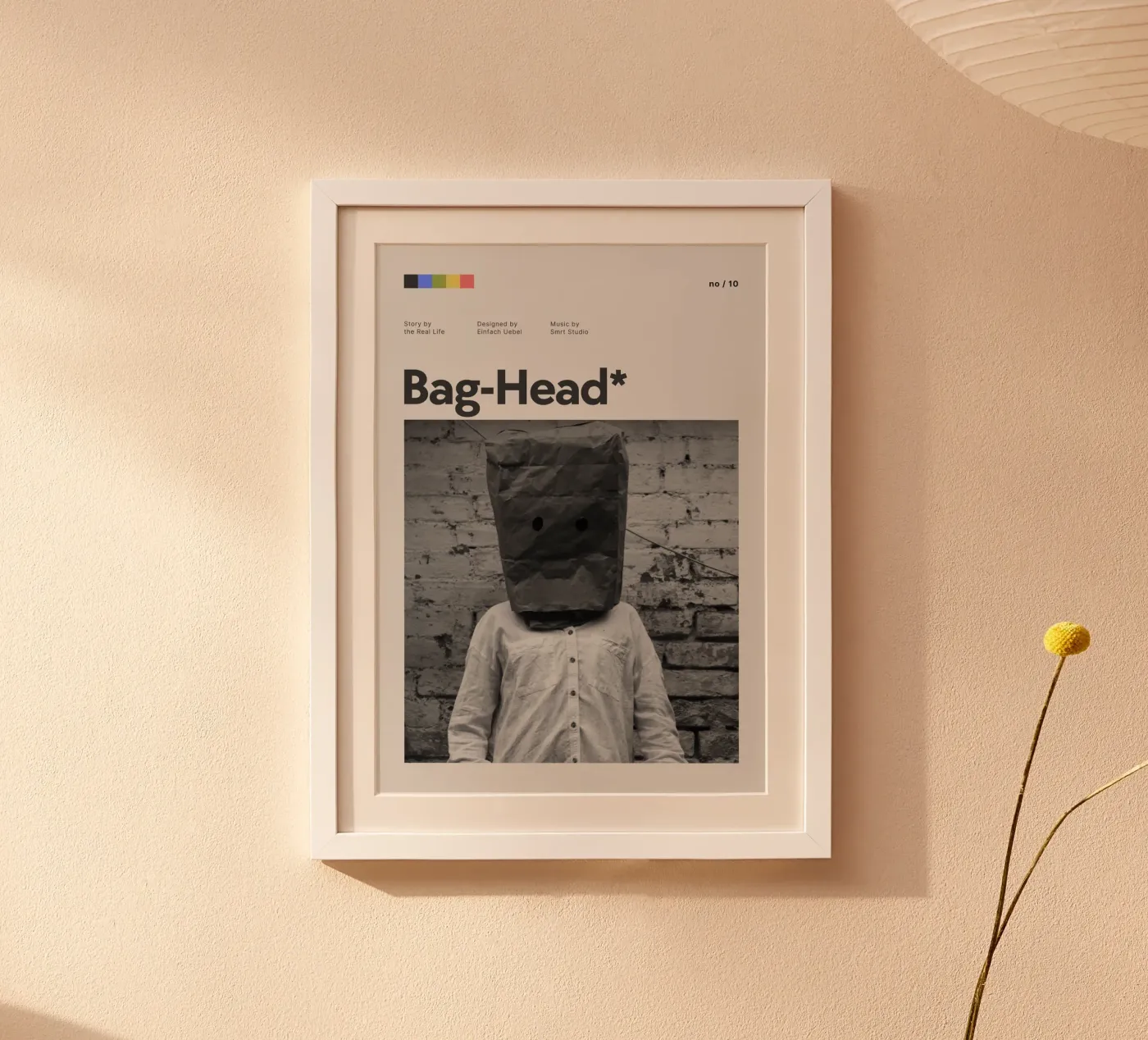 BAG HEAD poster by SMRT STUDIO