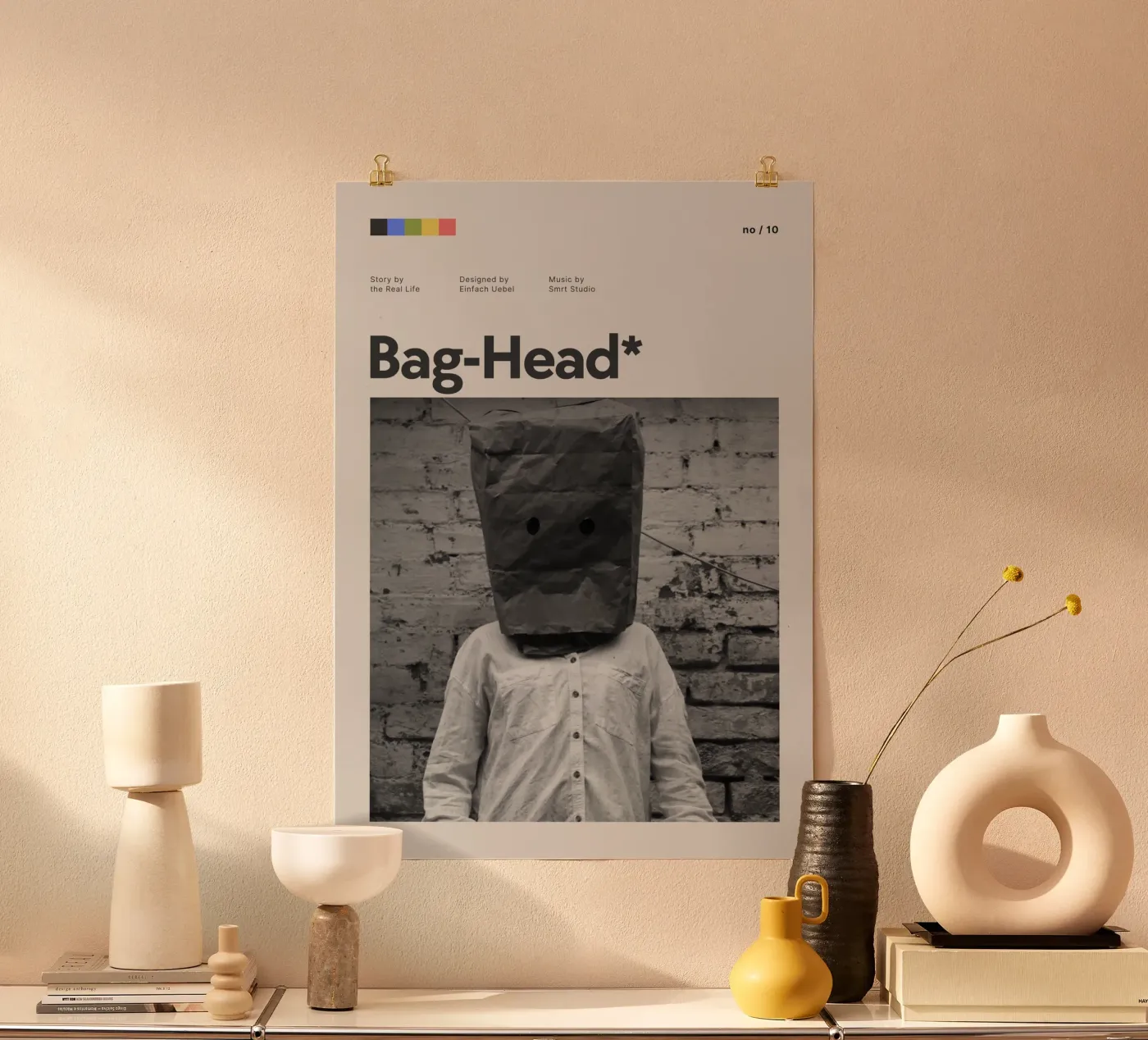 BAG HEAD poster da SMRT STUDIO