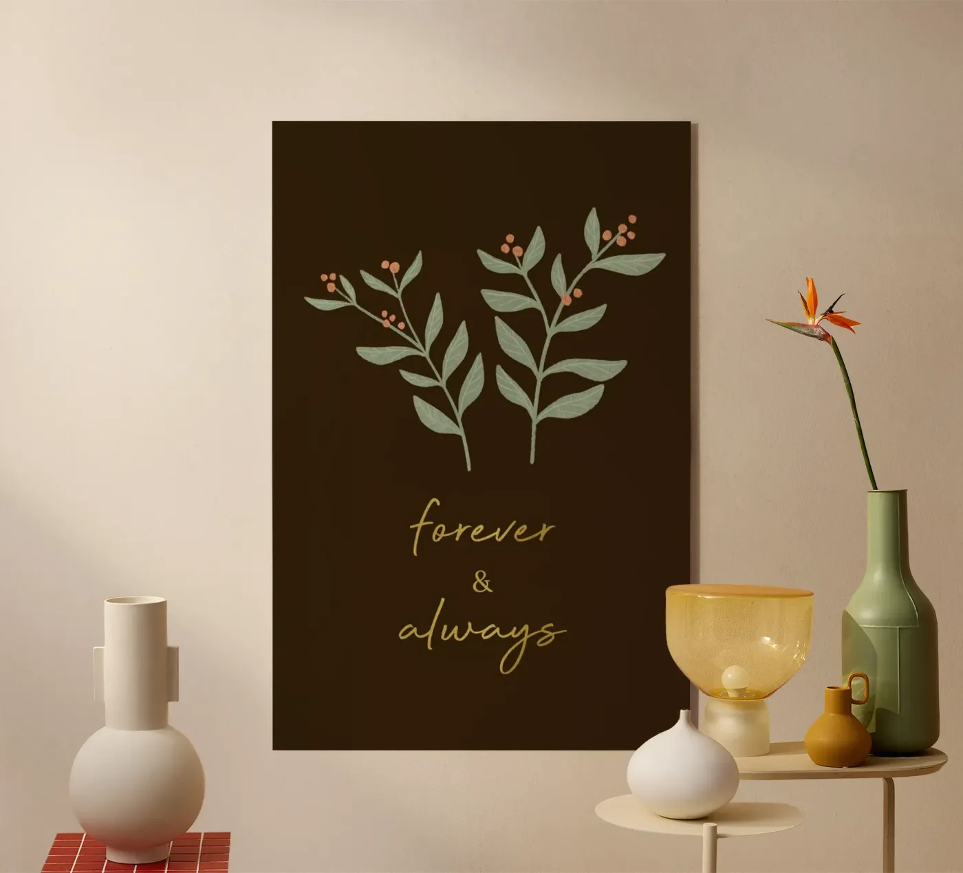 Forever & Always acryl van Goed Blauw