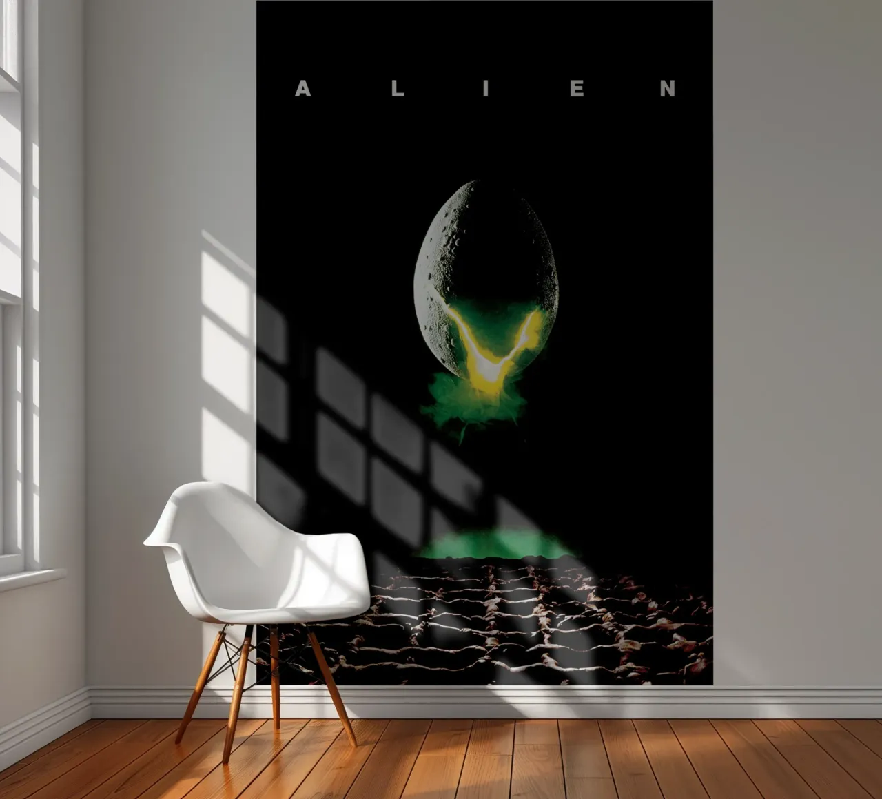 Alien fotobehang van Attaboy Dsgn