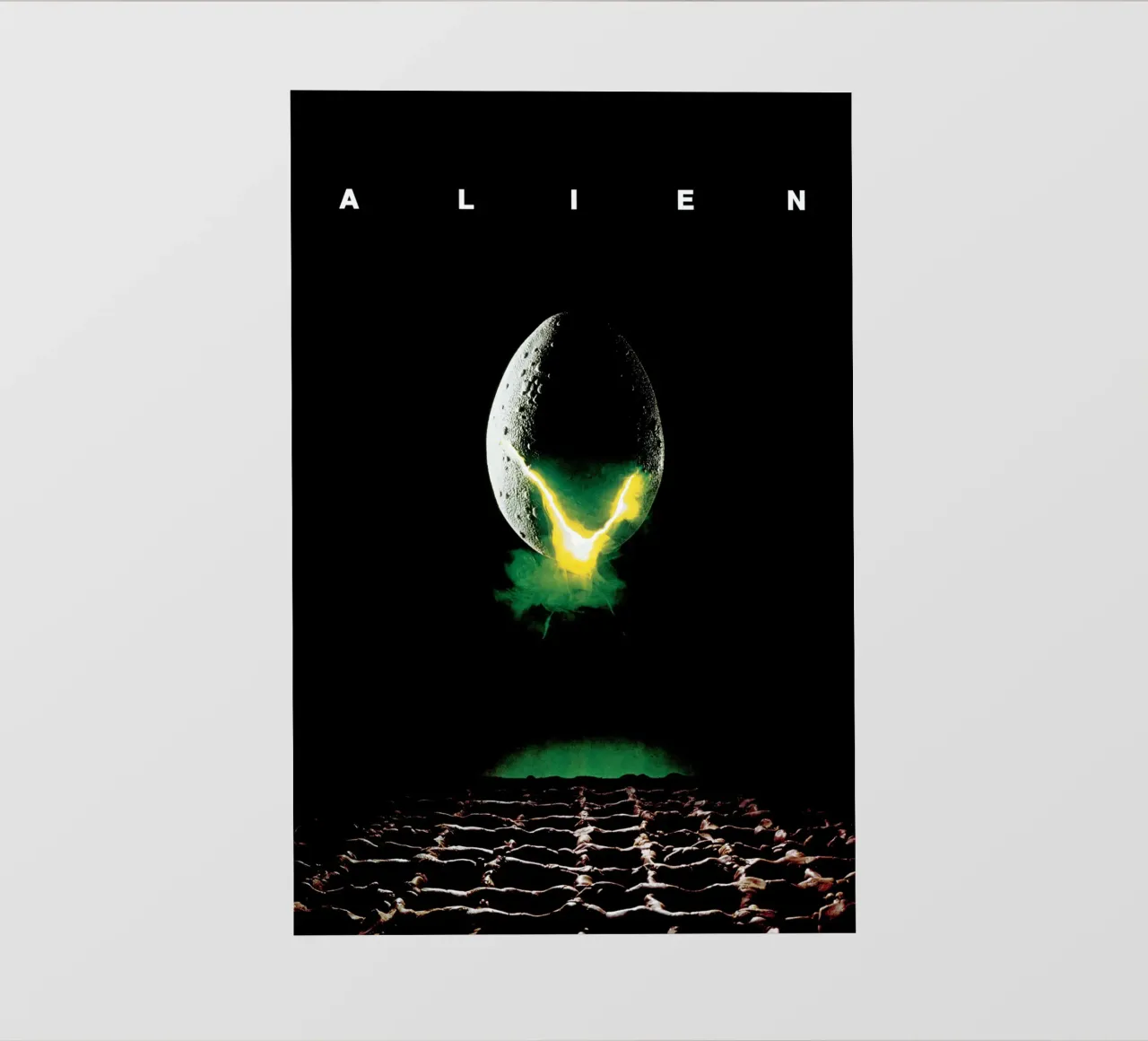 Alien fotobehang van Attaboy Dsgn