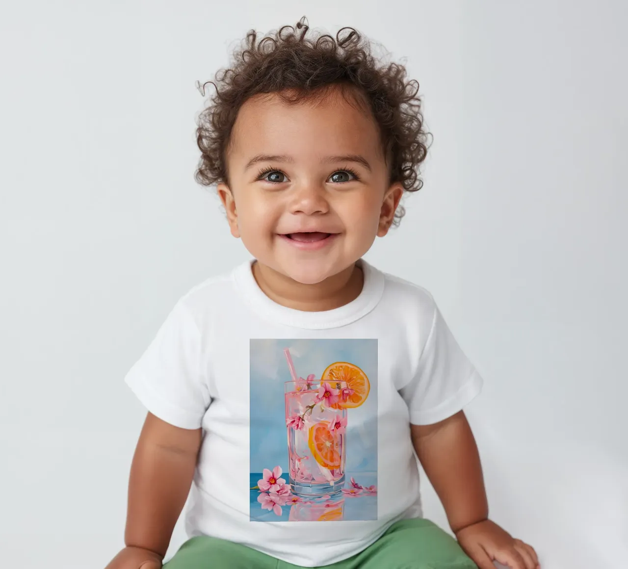 Chun Yu Guan Zitrusblüten Getränk Kunstdruck - Erfrischend Baby T-Shirt von ClubArt
