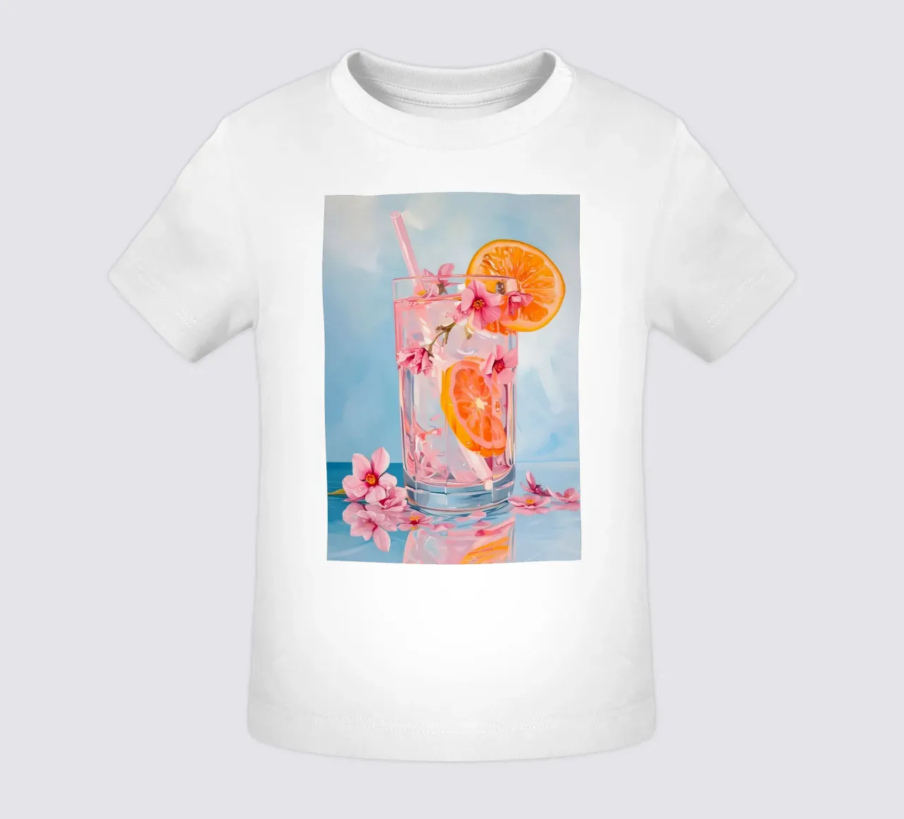 Chun Yu Guan Zitrusblüten Getränk Kunstdruck - Erfrischend Baby T-Shirt von ClubArt