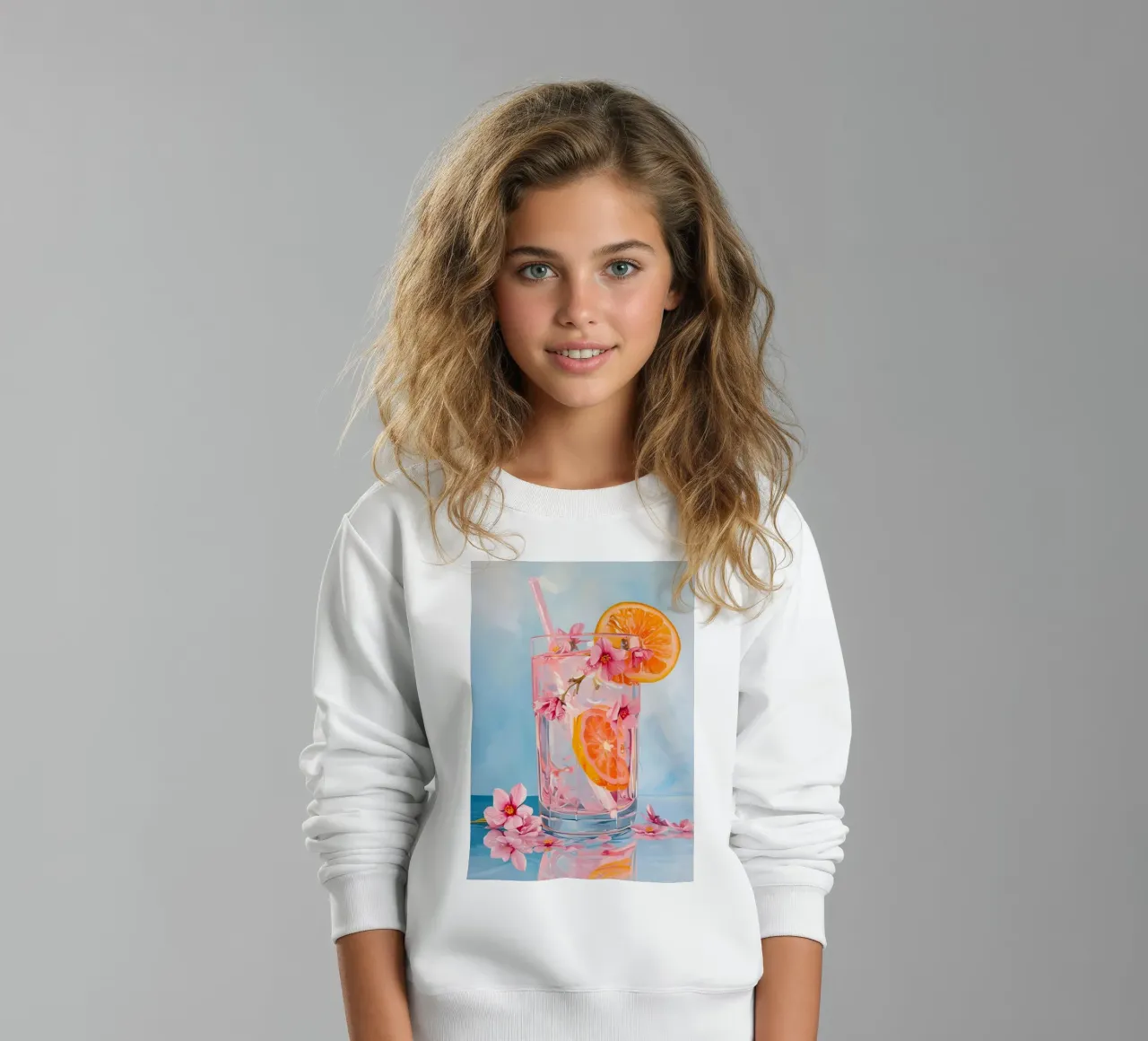 Chun Yu Guan Citrus Blossom Drink Art Print - Rafraîchissant sweat enfant de ClubArt