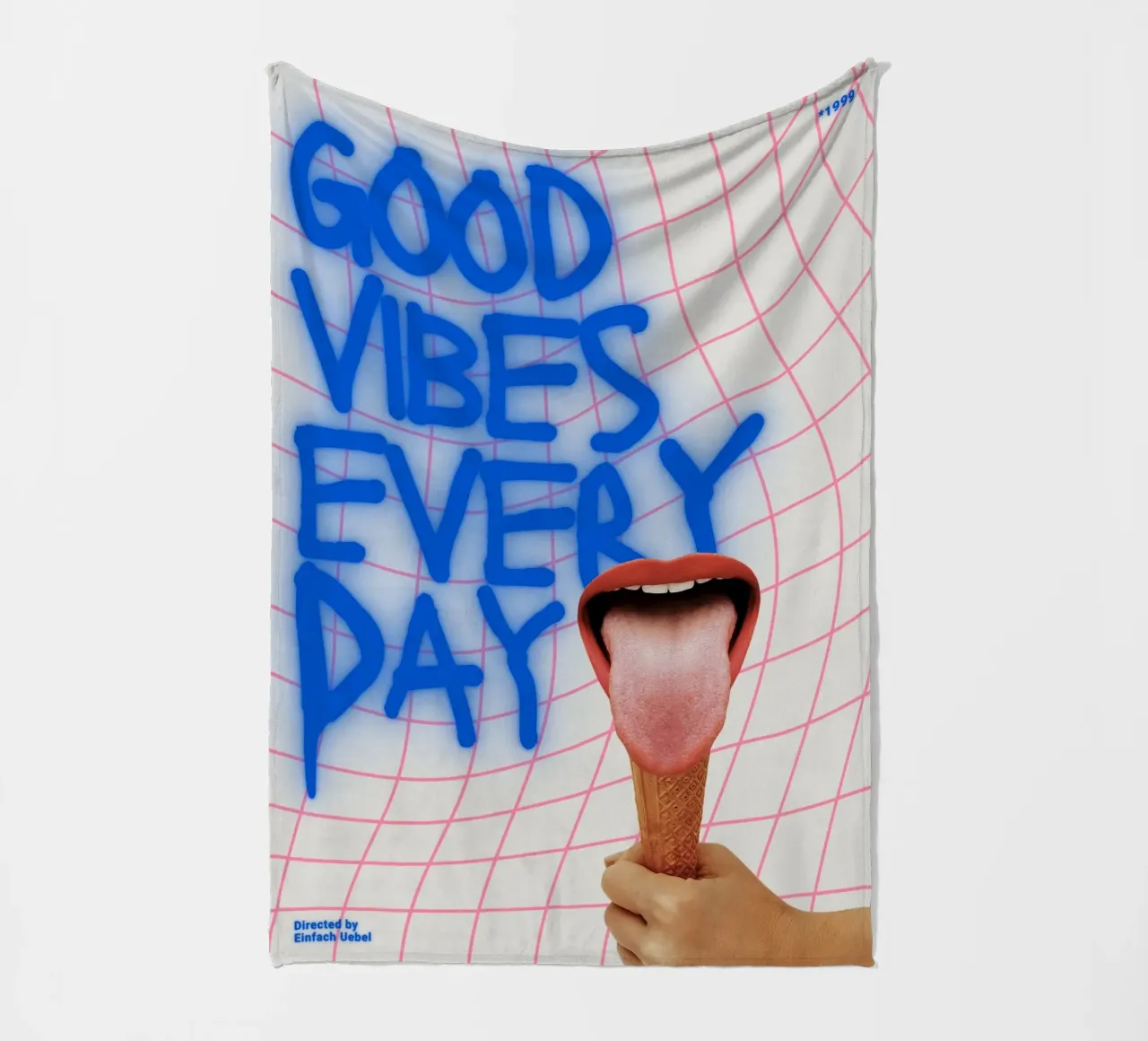 GOOD VIBES EVERY DAY coperta in pile da Einfach Uebel