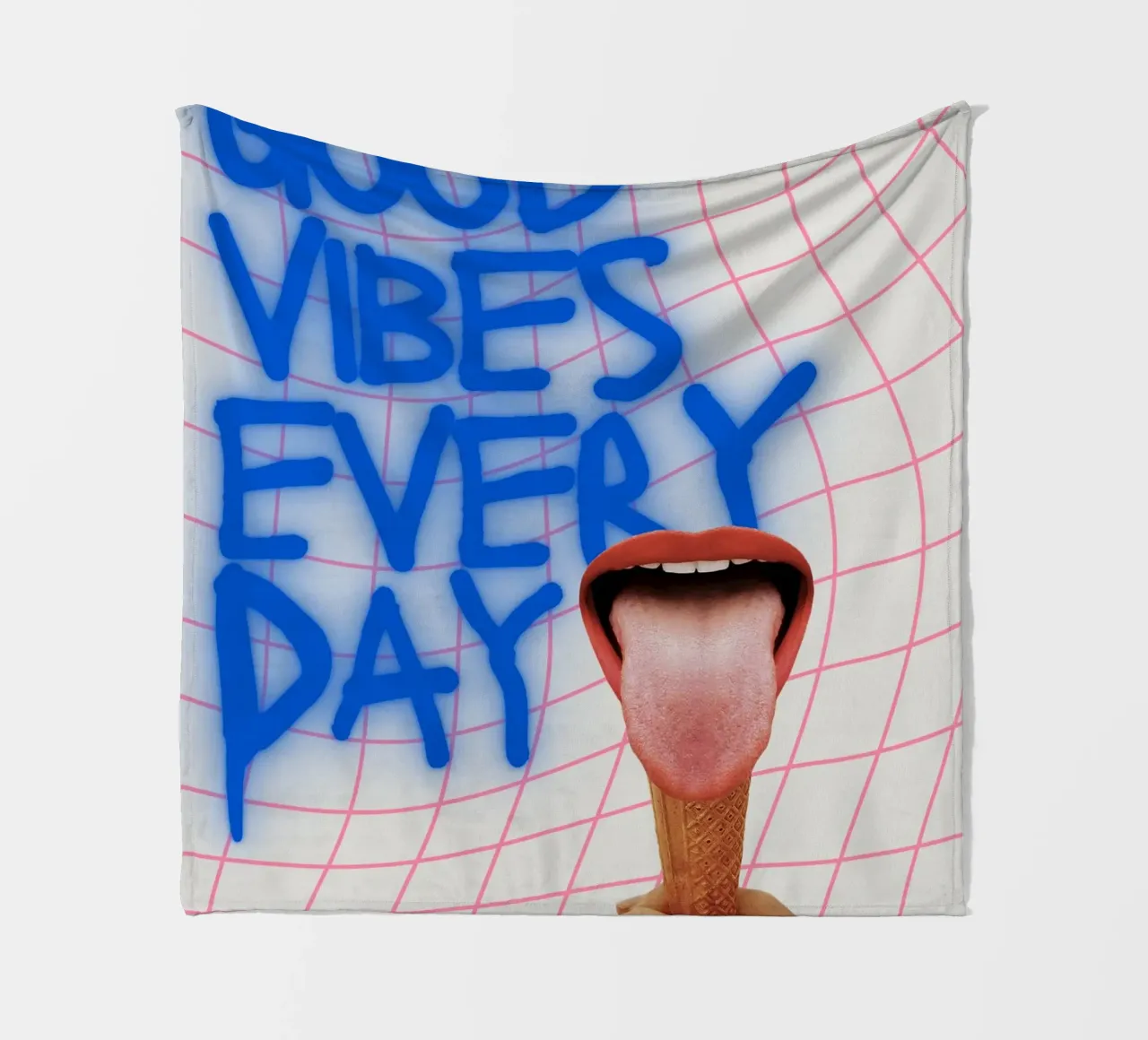 GOOD VIBES EVERY DAY coperta in pile da Einfach Uebel