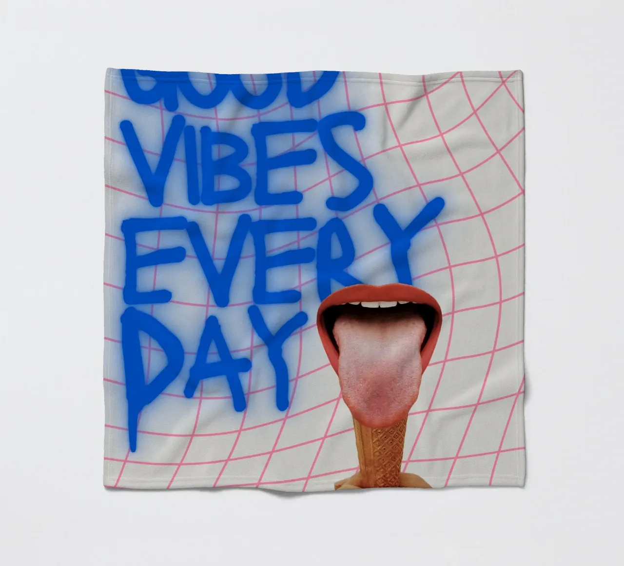 GOOD VIBES EVERY DAY coperta in pile da Einfach Uebel