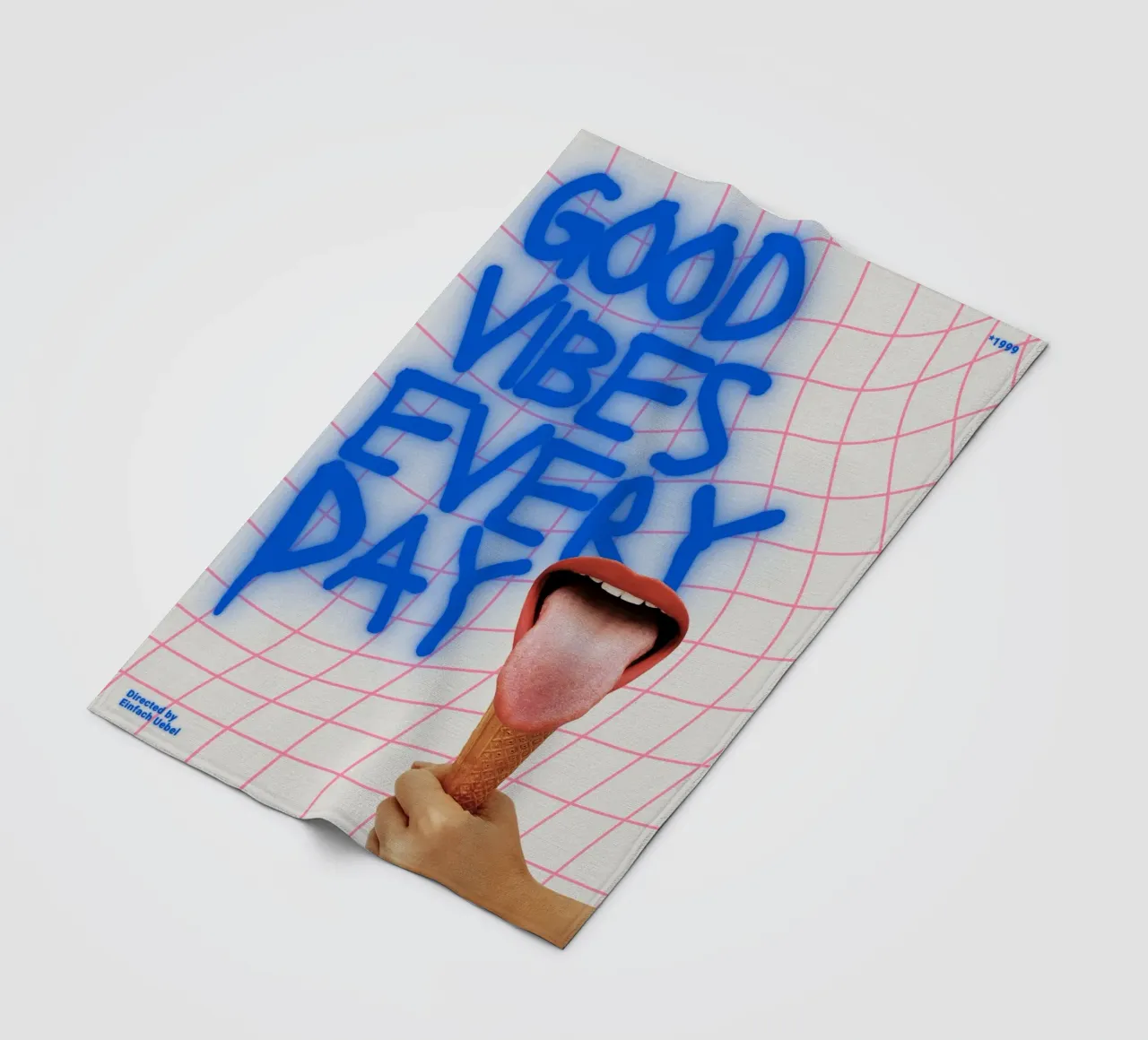 GOOD VIBES EVERY DAY coperta in pile da Einfach Uebel