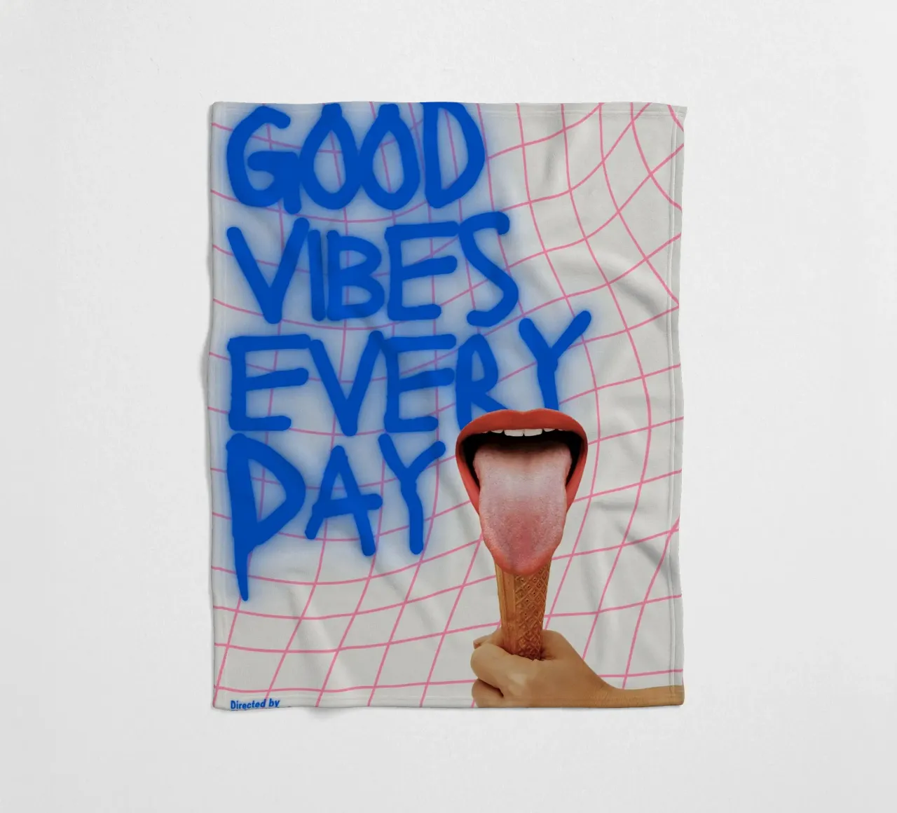 GOOD VIBES EVERY DAY coperta in pile da Einfach Uebel