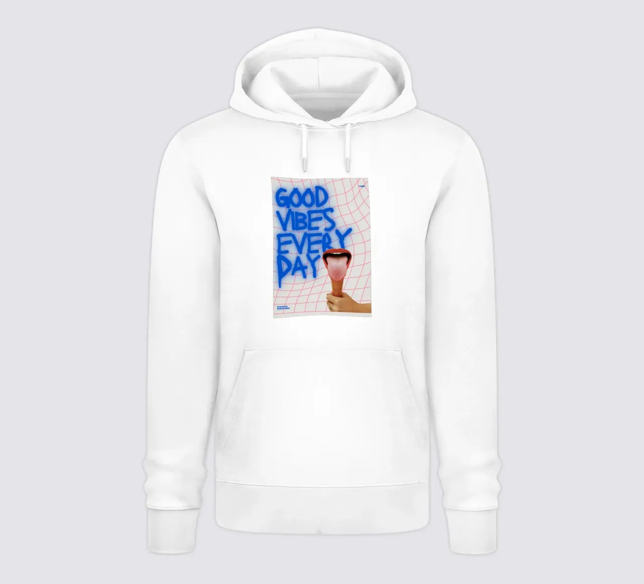 GOOD VIBES EVERY DAY felpa con cappuccio da Einfach Uebel