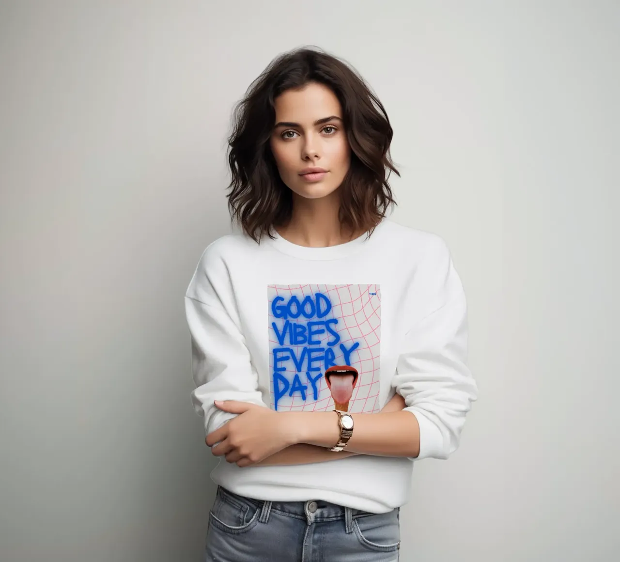 GOOD VIBES EVERY DAY sweatshirt by Einfach Uebel