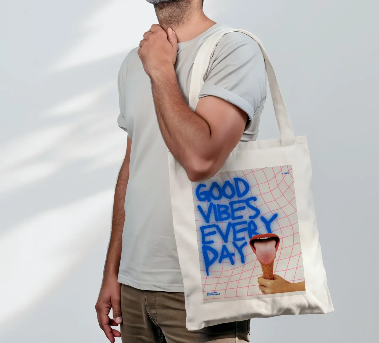 GOOD VIBES EVERY DAY borsa in juta da Einfach Uebel