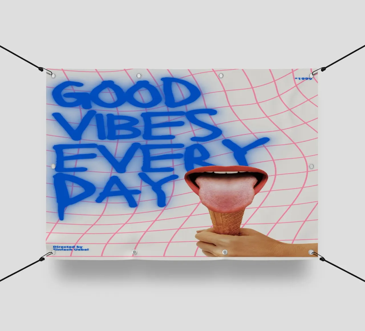 GOOD VIBES EVERY DAY telo in pvc da Einfach Uebel