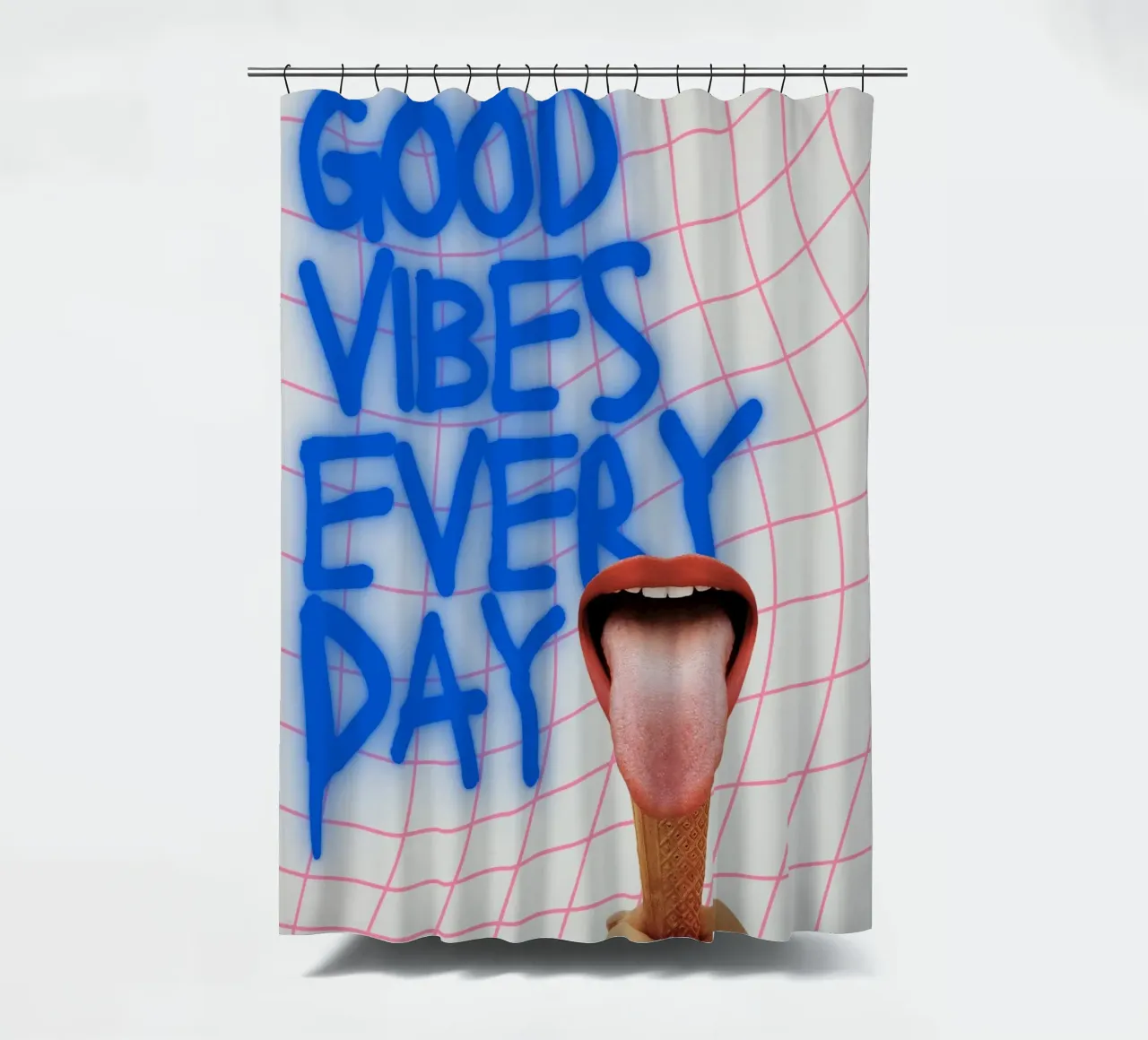 GOOD VIBES EVERY DAY tenda da doccia da Einfach Uebel