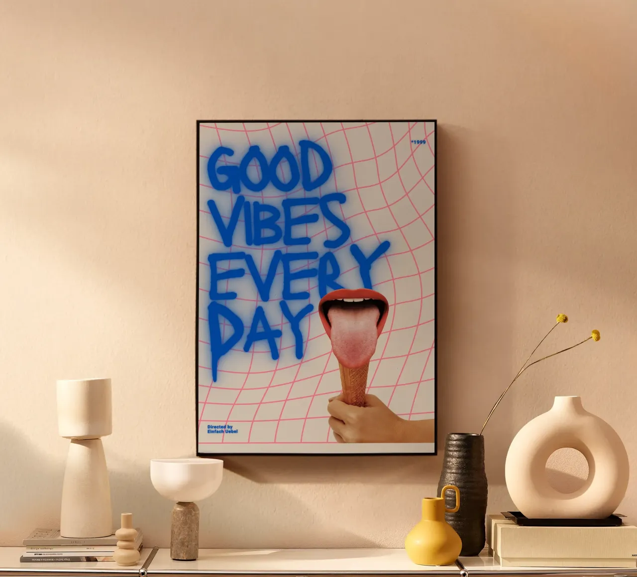 GOOD VIBES EVERY DAY alluminio dibond da Einfach Uebel