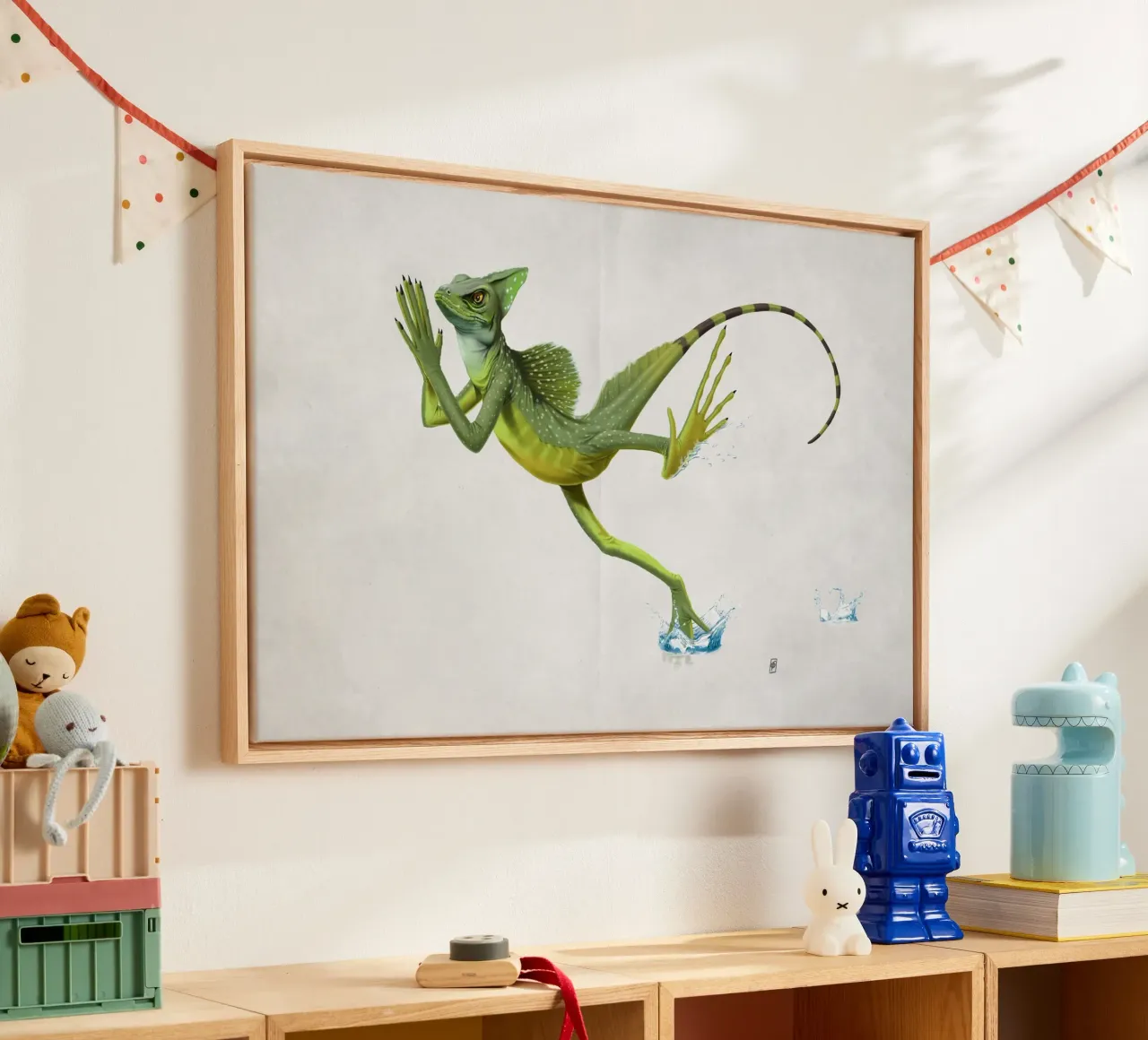 Keep the Faith (Wordless) tela con Cornice a cassetta da Rob Art | Illustration