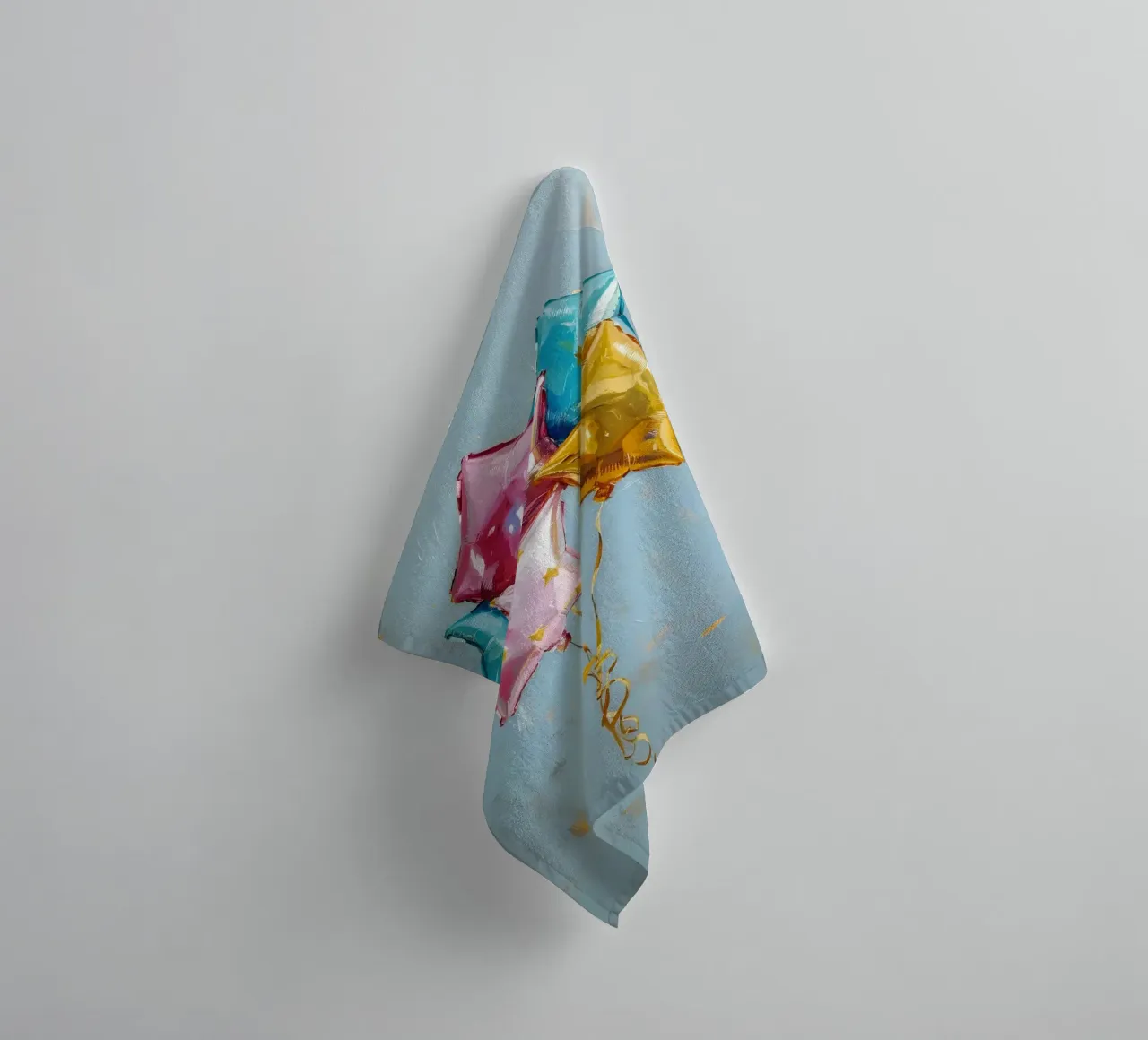Ster ballon cluster kunstdruk - Celebration Vibes badhanddoek van ClubArt