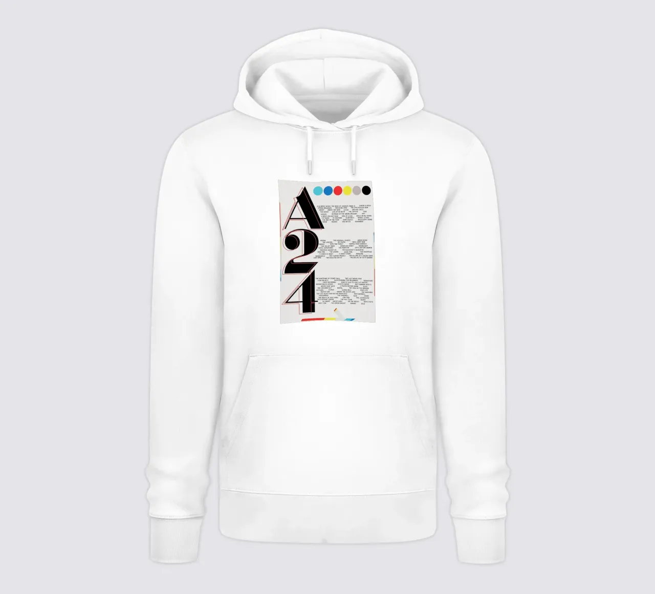 A24 Films Typography felpa con cappuccio da Attaboy Dsgn