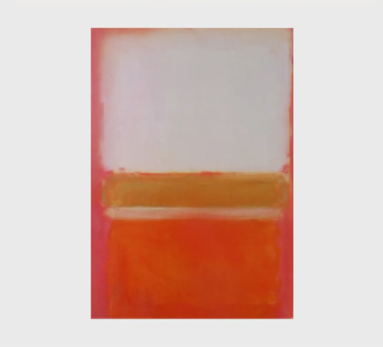 Mark Rothko’s "Untitled (White, Pink and Mustard) notebook by Classic Art Prints