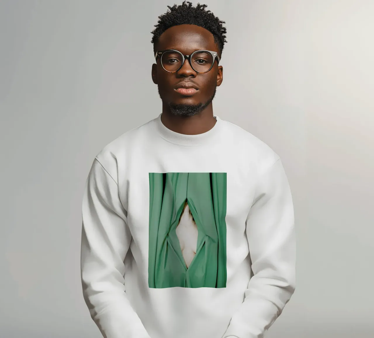 Bathed in Light Behind the Curtain sweatshirt van EyeEm Mobile GmbH