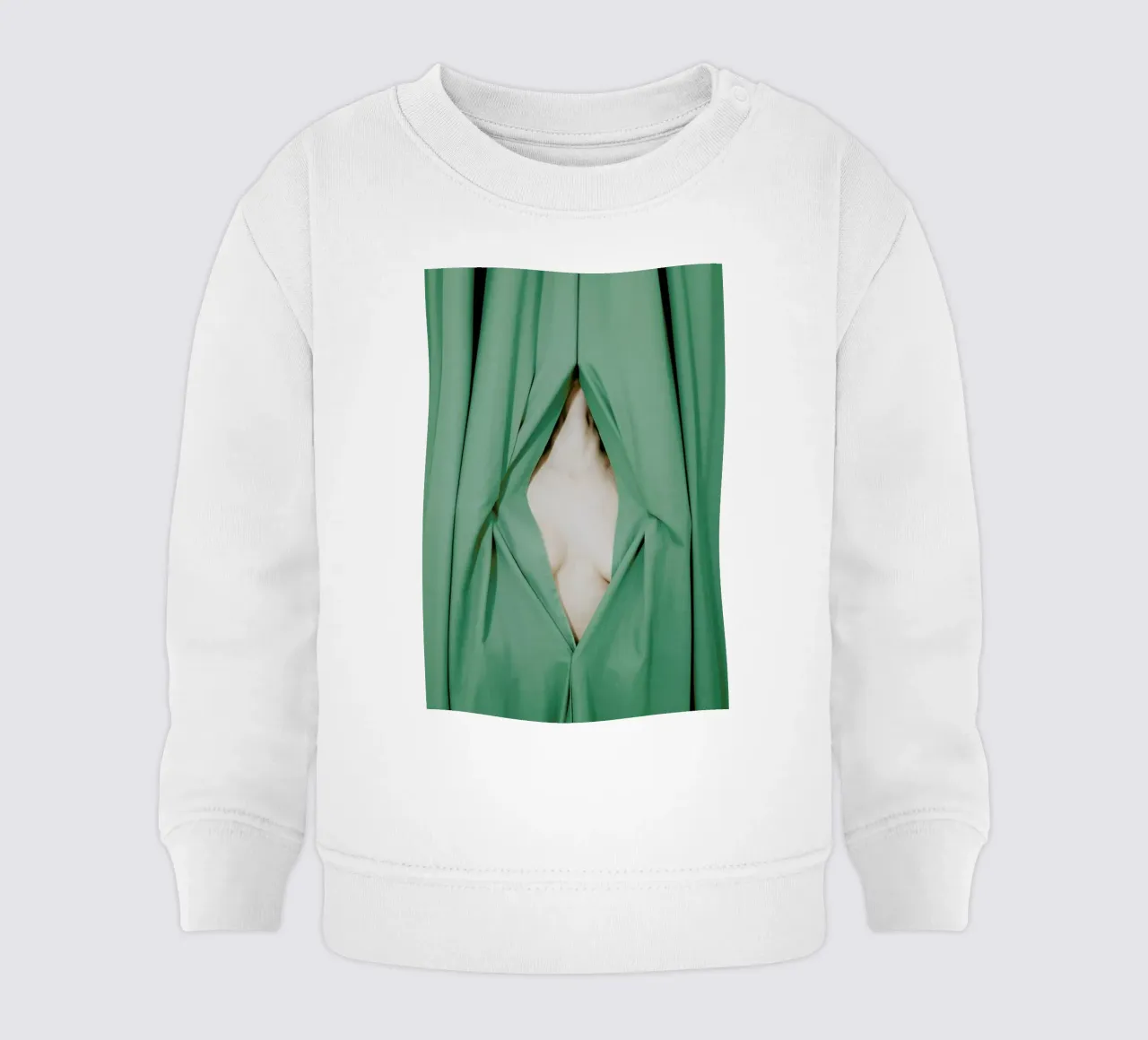 Bathed in Light Behind the Curtain felpa neonato da EyeEm Mobile GmbH