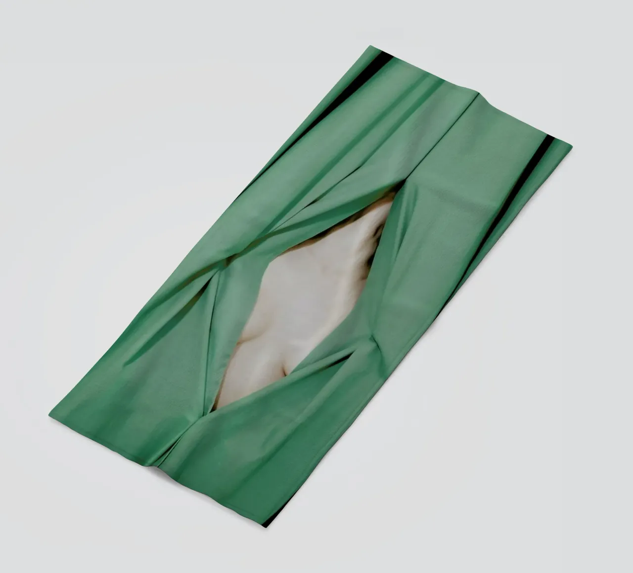 Bathed in Light Behind the Curtain telo mare da EyeEm Mobile GmbH