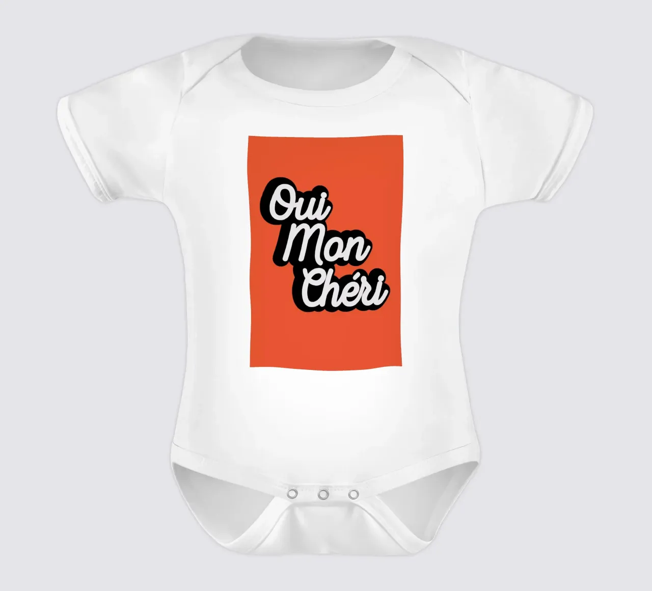 Oui Mon Chéri body neonato maniche corte da The Native State