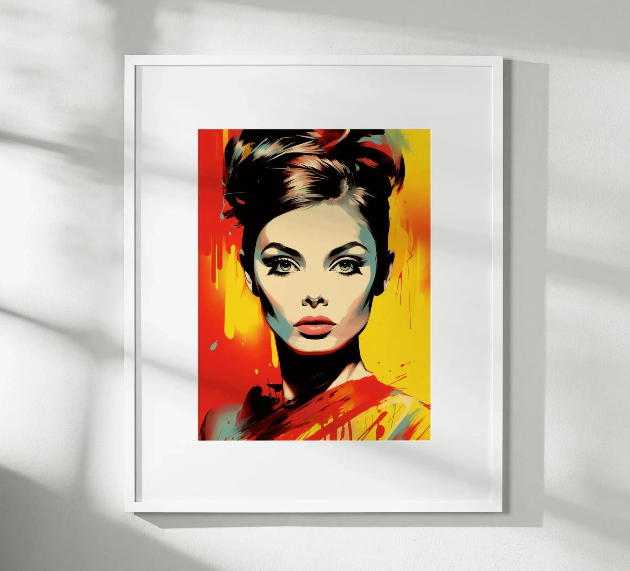 Audrey Hepburn | Street Art Portrait poster by Autofocus