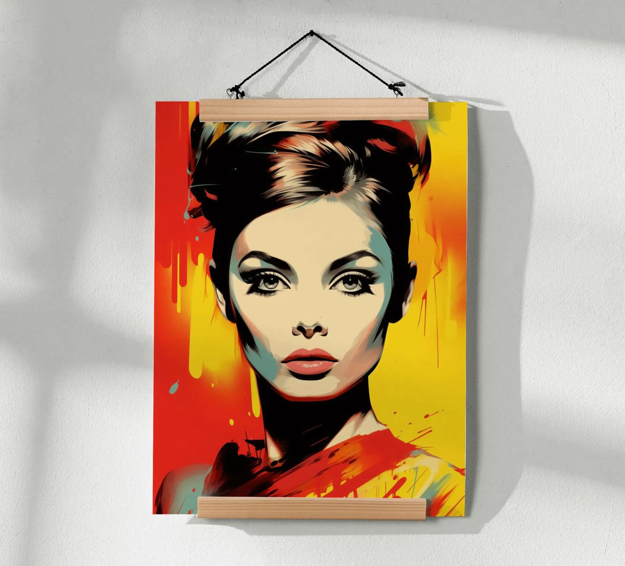 Audrey Hepburn | Street Art Portrait poster by Autofocus
